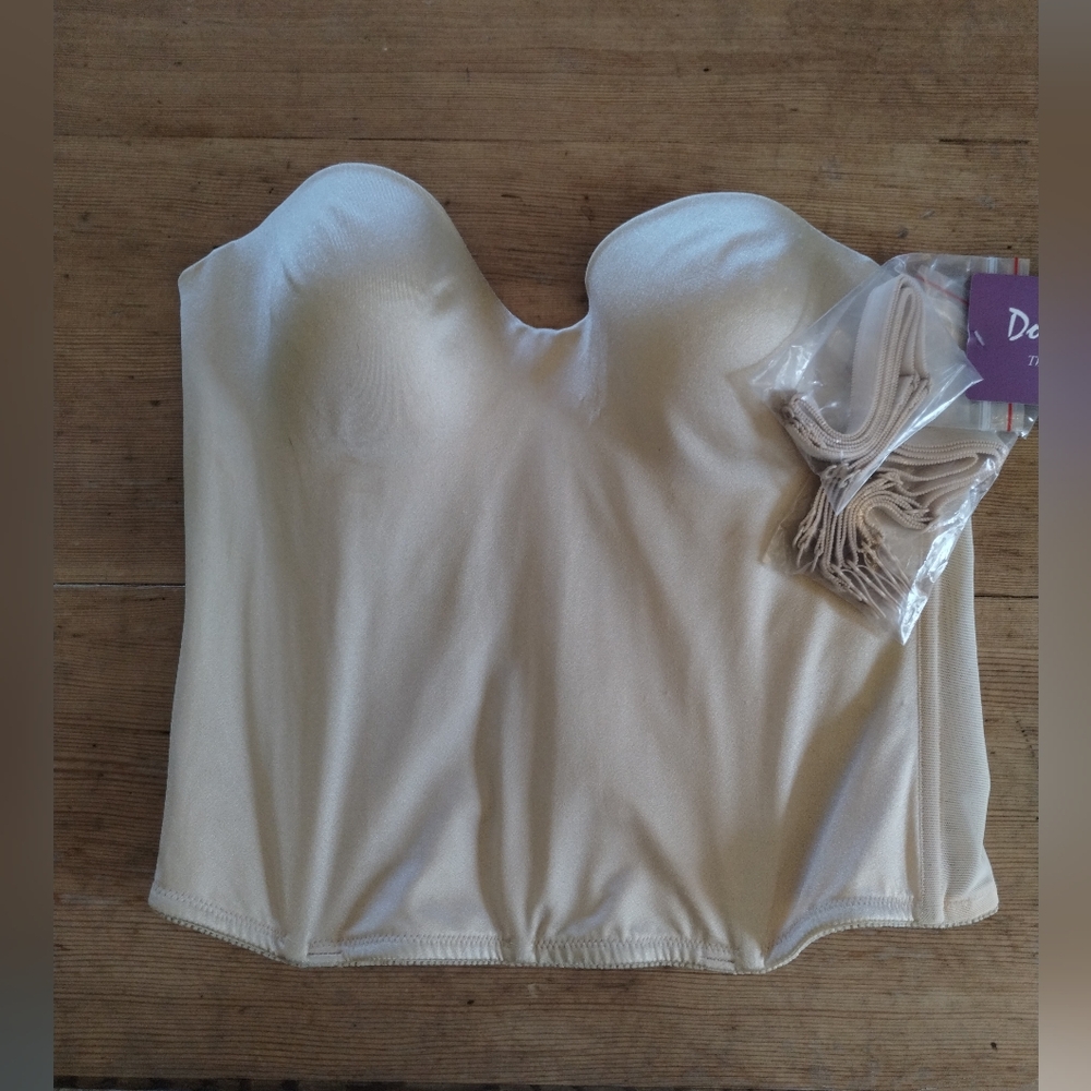 NWT nude bustier wedding 36B